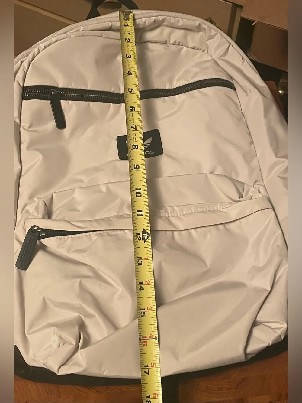 Adidas Cream Beige Backpack. New Without Tags. Excellent Condition Never Used